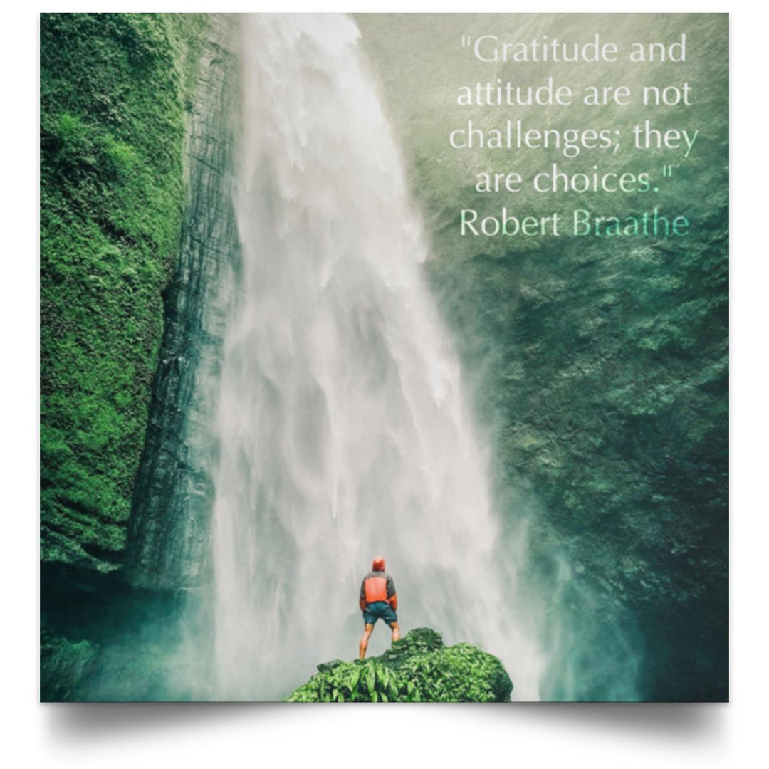 "Gratitude" Satin Poster