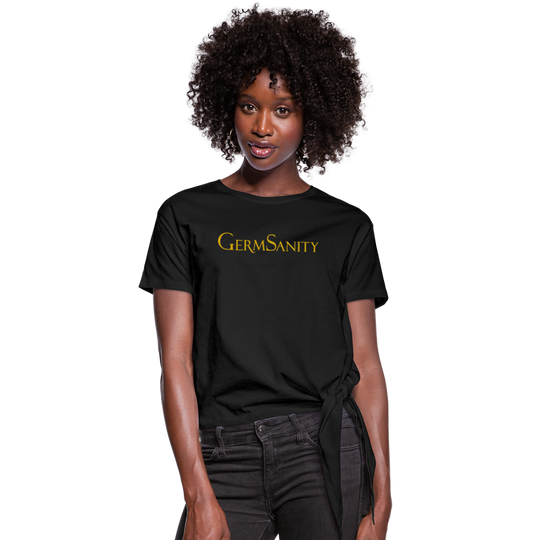 "GermSanity" Women's T-Shirt (Knotted)