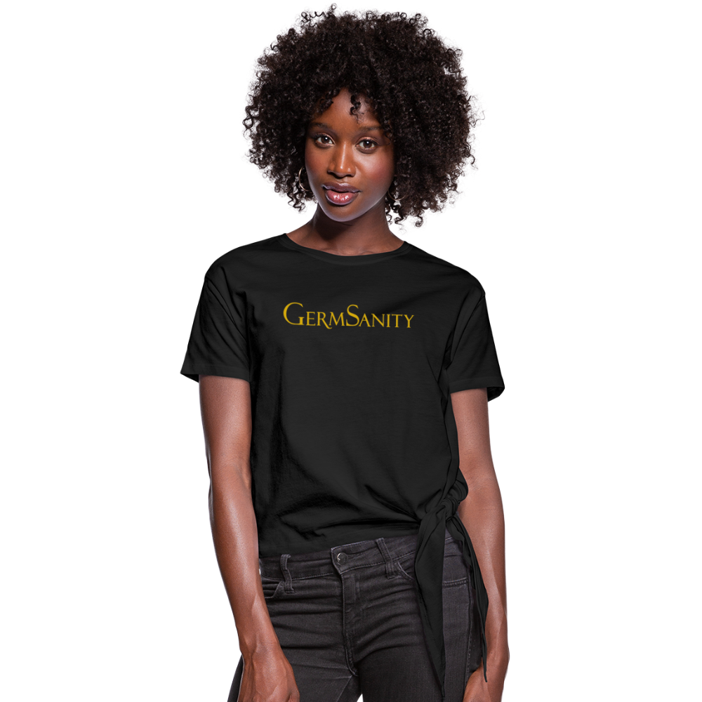 "GermSanity" Women's T-Shirt (Knotted)