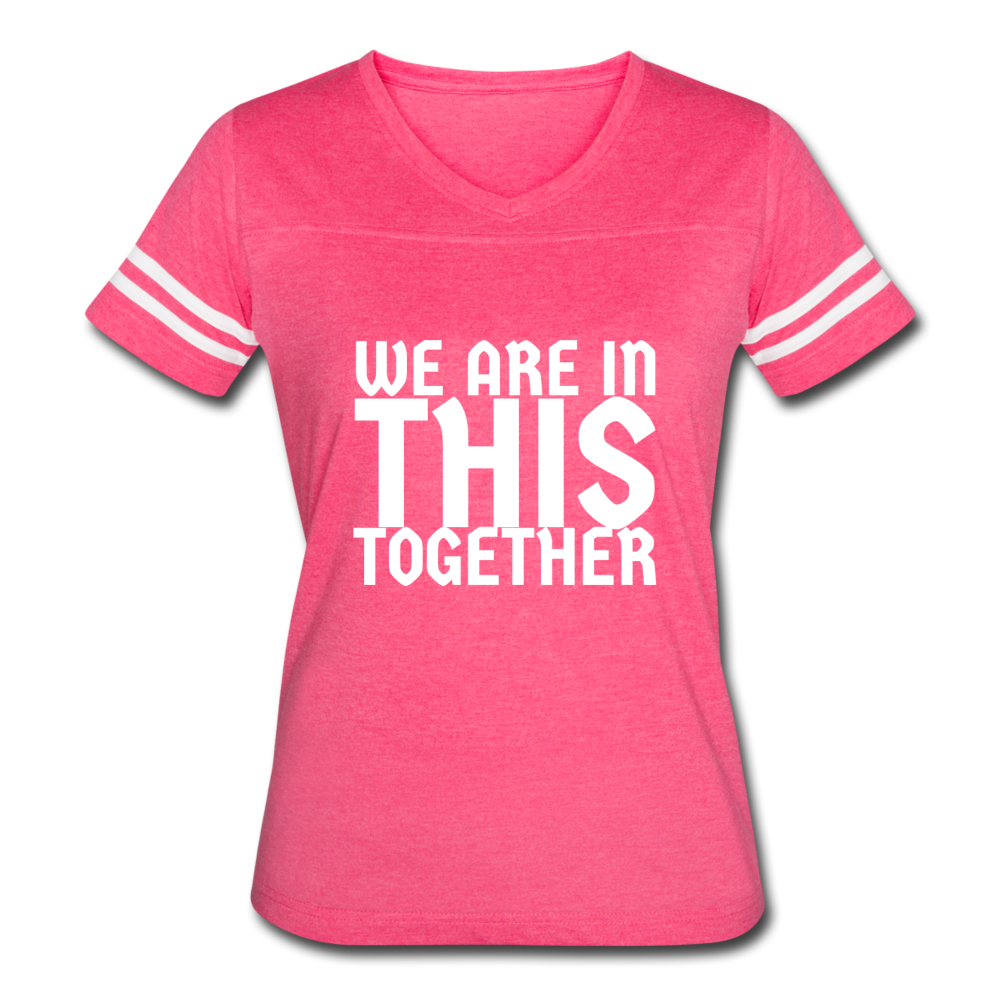 Women’s Vintage Sport "In This Together" - vintage pink/white